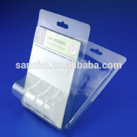 PET or PVC Plastic clamshell blister packaging